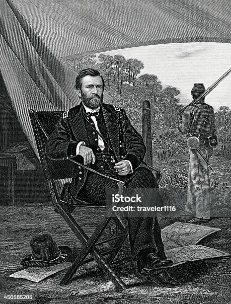 Ulysses S Grant Stock Illustration - Download Image Now - Ulysses S. Grant, 19th Century, 19th Century Style