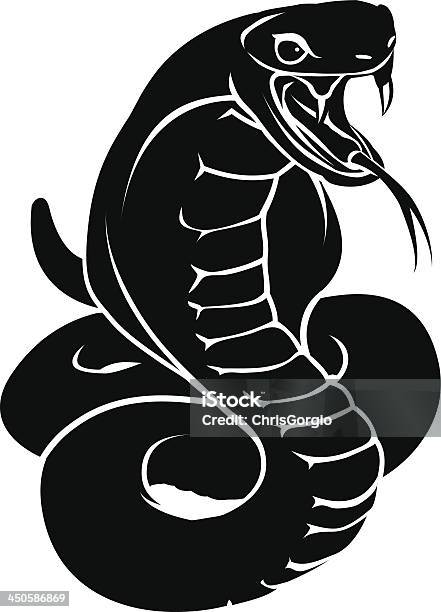 Vetores de Ilustração Estilizada Cobra e mais imagens de Animal - Animal, Ano da Serpente, Boca Animal