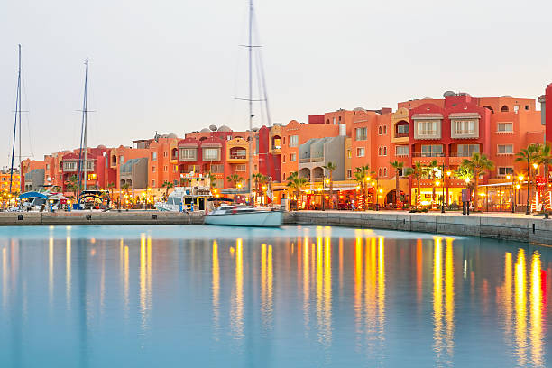 istock Hurghada Marina at dusk in Egypt 450588165