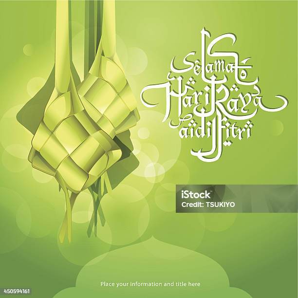 Vetores de Ramadan Ano Novo Fundo e mais imagens de Ketupat - Ketupat, Asiático e indiano, Caligrafia