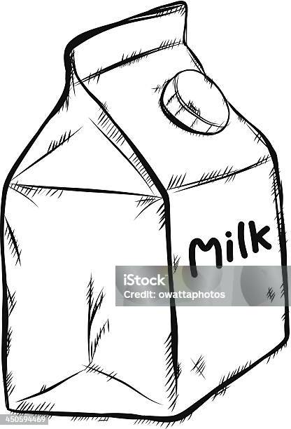 Ilustración de Caja De Cartón De Leche y más Vectores Libres de Derechos de  Dibujar - Dibujar, Dibujo, Cartón de leche - iStock