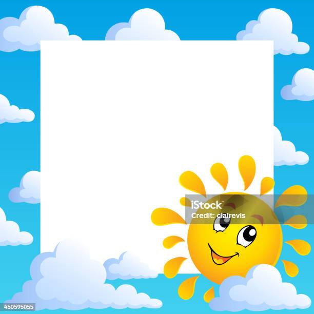 Sun Face Frame Sun Theme Frame 1 Stock Illustration - Download Image Now ...