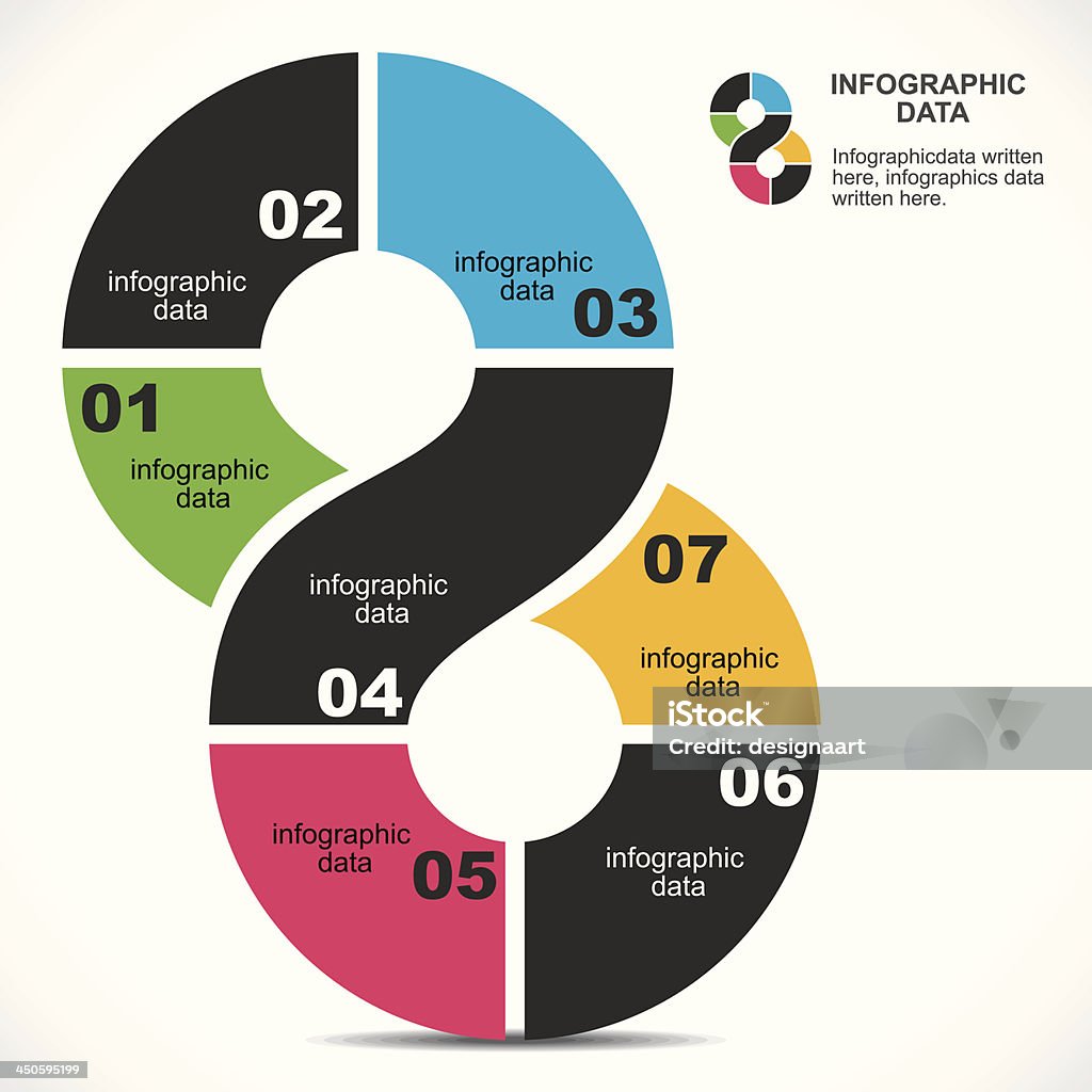 Kreative info-Grafiken - Lizenzfrei Abstrakt Vektorgrafik