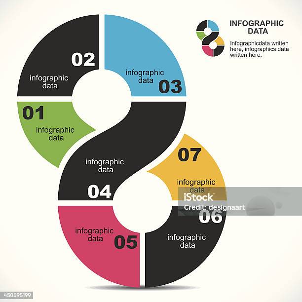 Kreative Infografiken Stock Vektor Art und mehr Bilder von Abstrakt - Abstrakt, Bunt - Farbton, Computergrafiken