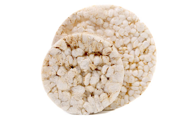 istock Close up of puffed rice snack. 450596945