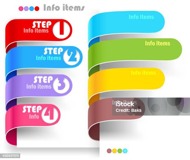 Vetores de Coleção De Itens De Informações e mais imagens de Abstrato - Abstrato, Cardápio, Clip Art