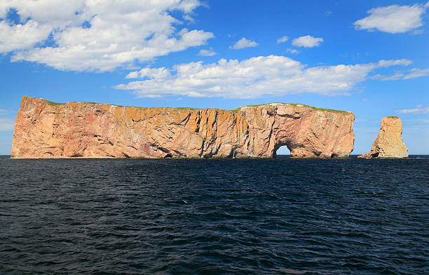 istock Pierce Rock viewed by sea, Gaspesie 450597597