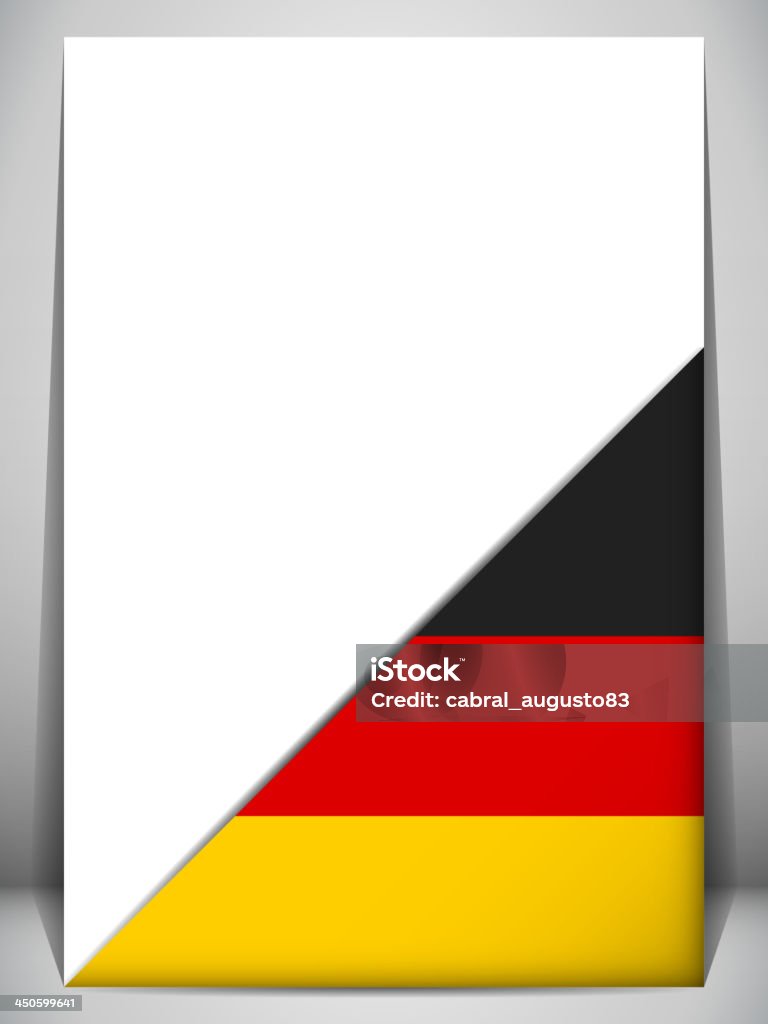 Allemagne drapeau de pays de tourner la Page - clipart vectoriel de Allemagne libre de droits