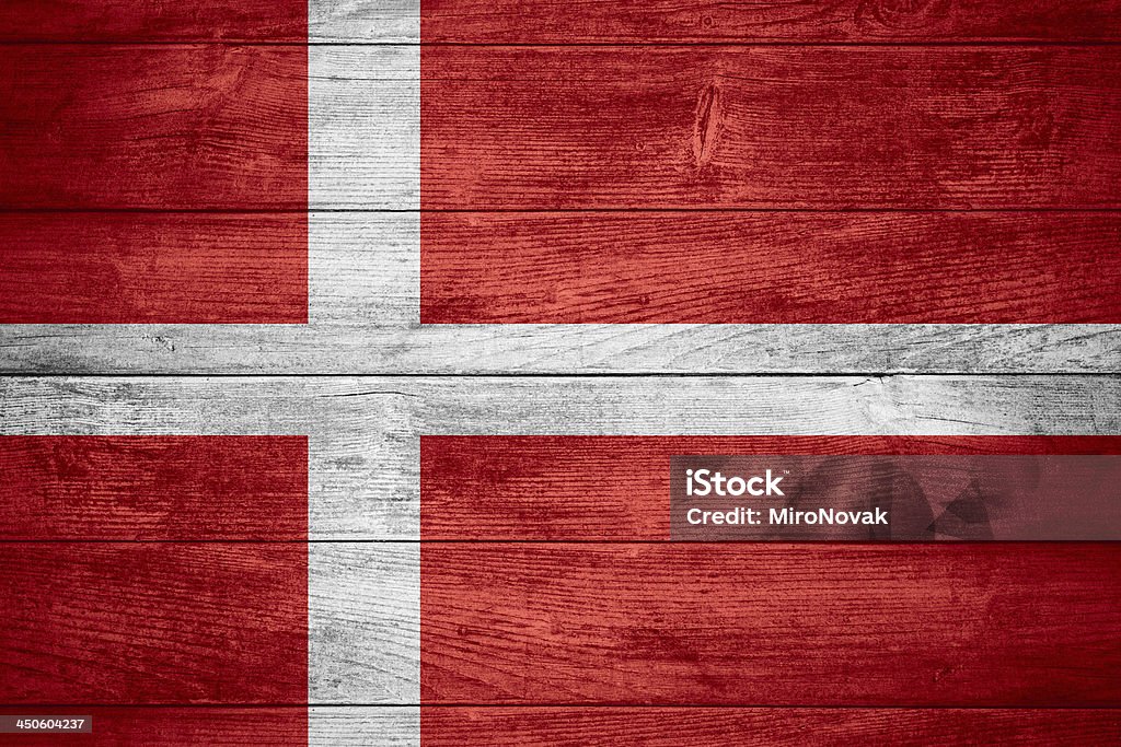 Bandeira da Dinamarca - Foto de stock de Bandeira royalty-free