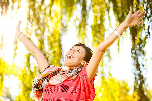 istock Woman enjoying the nature 450607297
