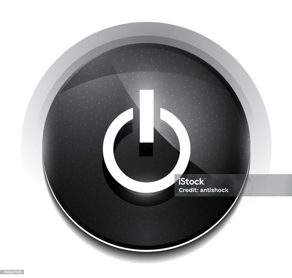 Vector Power Button Stock Illustration - Download Image Now - Design ...