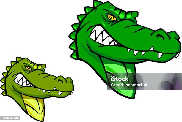 Green Wild Alligator Stock Illustration - Download Image Now - Alligator, Mascot, Africa