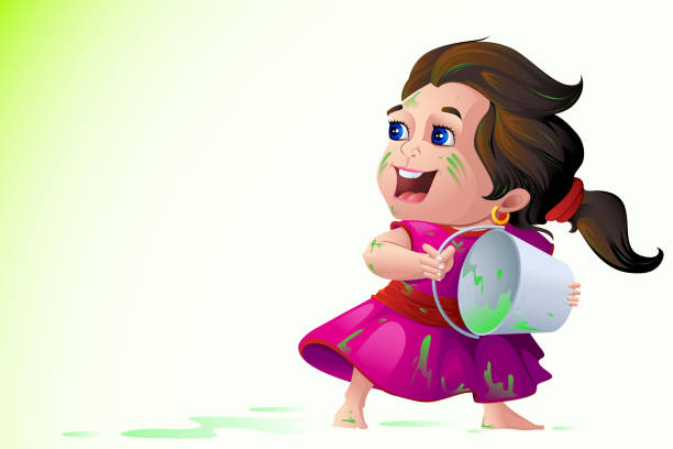 Kids Playing Holi Festival Stock Illustration - Download Image Now - Holi, Child, Celebration - iStock Kids Playing Holi Festival Stock Illustration - Download Image Now - Holi, Child, Celebration - iStock