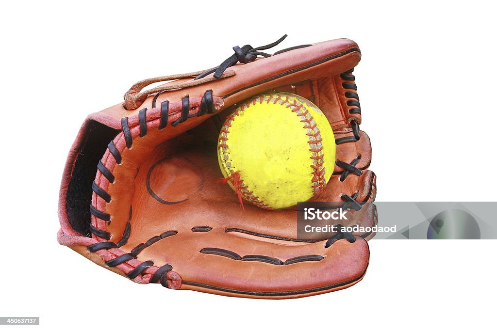 baseball glove sport Baseball - Ball Stock Photo