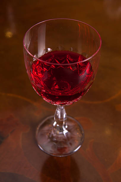 istock Wine in a crystal glass 450637301