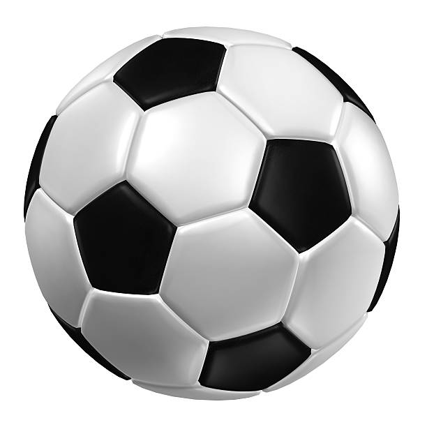 istock 3d rendering of a soccer ball. ( Leather texture ) 450641213