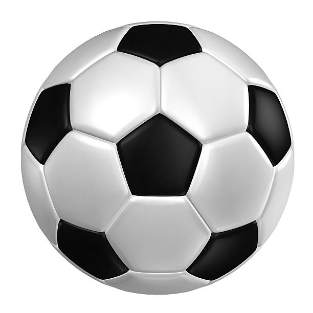 istock 3d rendering of a soccer ball. ( Leather texture ) 450641215