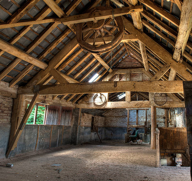 oast casa, herefordshire - barn conversion - fotografias e filmes do acervo