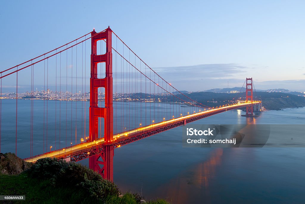Golden Gate Bridge - Foto stock royalty-free di Acciaio