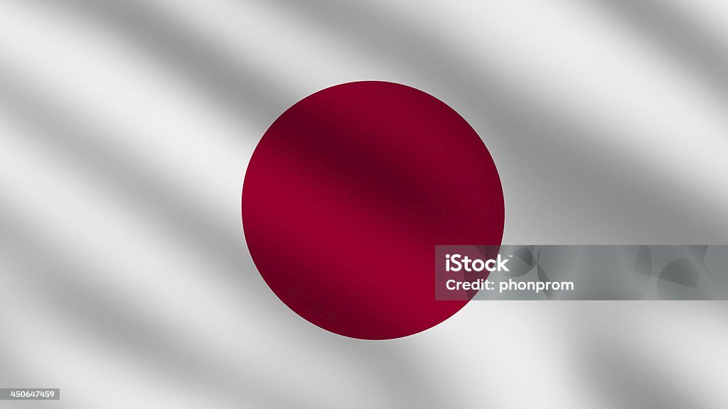 Bandera japonesa - Foto de stock de Asia libre de derechos