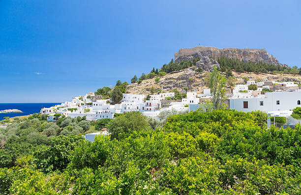 istock Lindos town in Rhodes, Greece 450648165