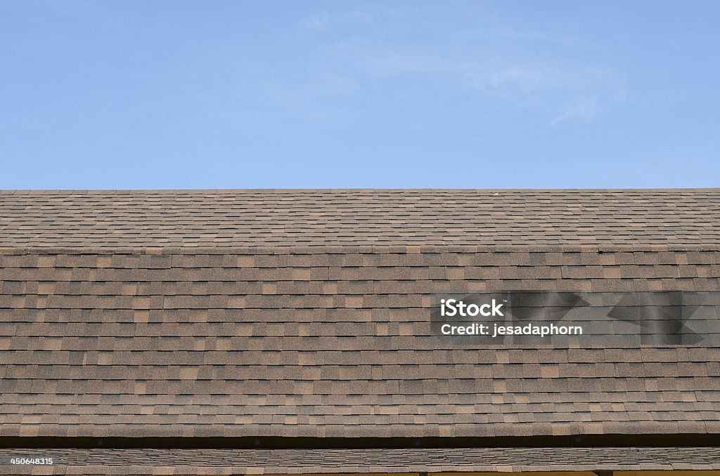 Roof tile in European style with blue sky Architecture Stock Photo