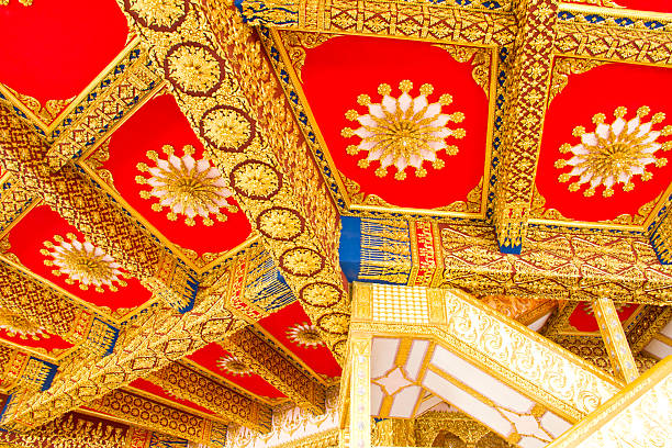 istock Thai style art in temple 450653023