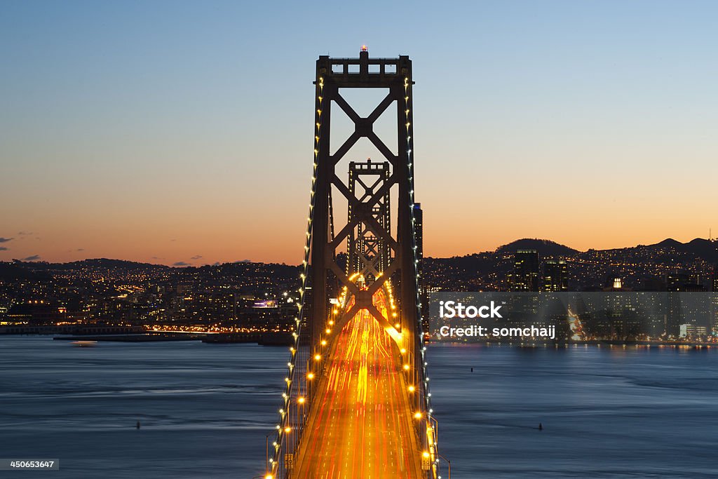 Bay Bridge - Foto de stock de Arquitetura royalty-free