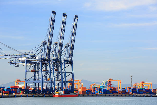 istock Big Industrial Port 450654273