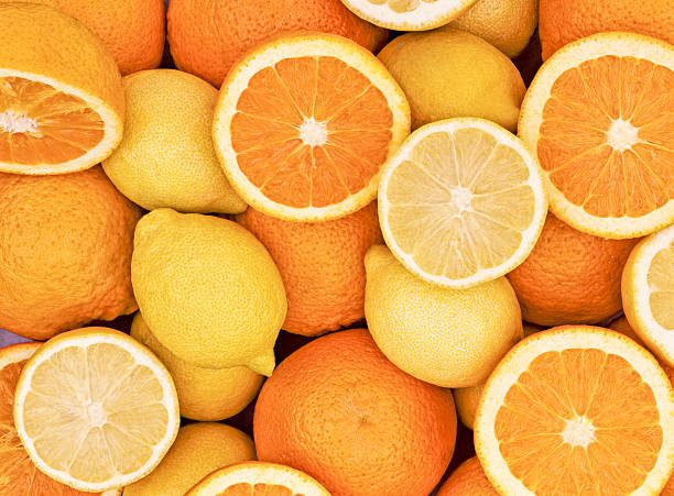 citrus - fruit winter orange lemon fotografías e imágenes de stock