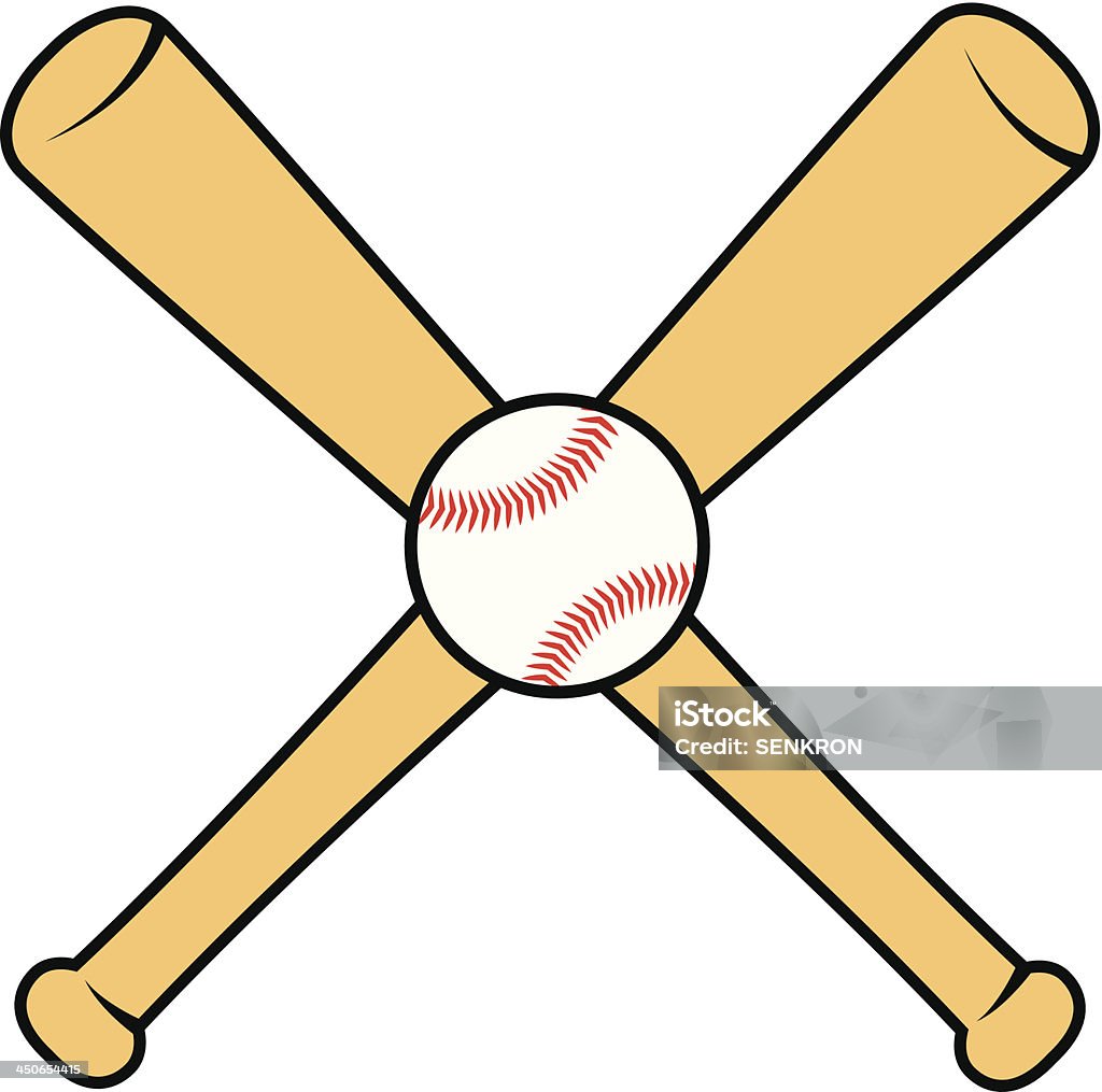 Baseball - Grafika wektorowa royalty-free (Baza domowa - sport)