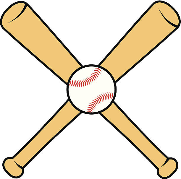 Baseball vector art illustration