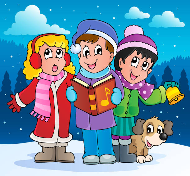 80+ Christmas Songbook Stock Illustrations, Royalty-Free Vector ...