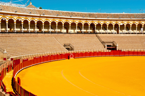 Arena of bullfighting in Seville