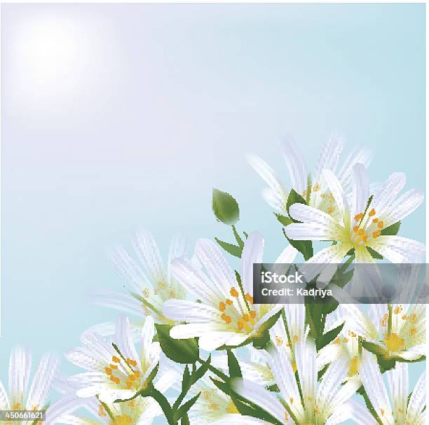 Floral Hintergrund Daisies Stock Vektor Art und mehr Bilder von Baumblüte - Baumblüte, Bildhintergrund, Blume