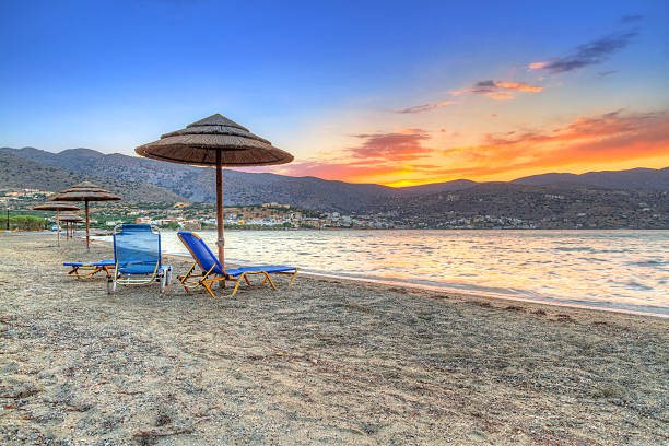 istock Sunset at Mirabello Bay 450662317