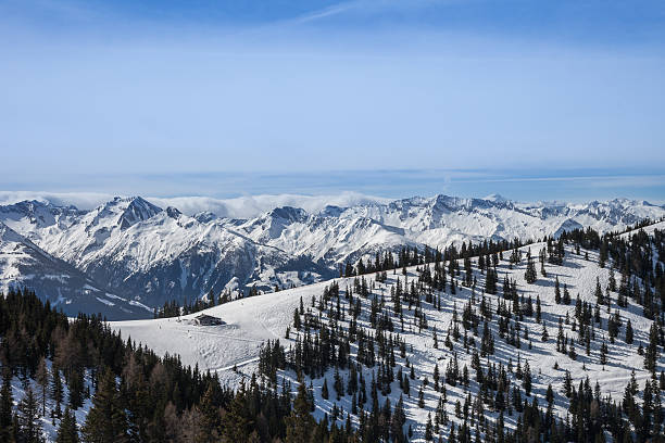 istock Aerial view of Austrian Alps 450662641