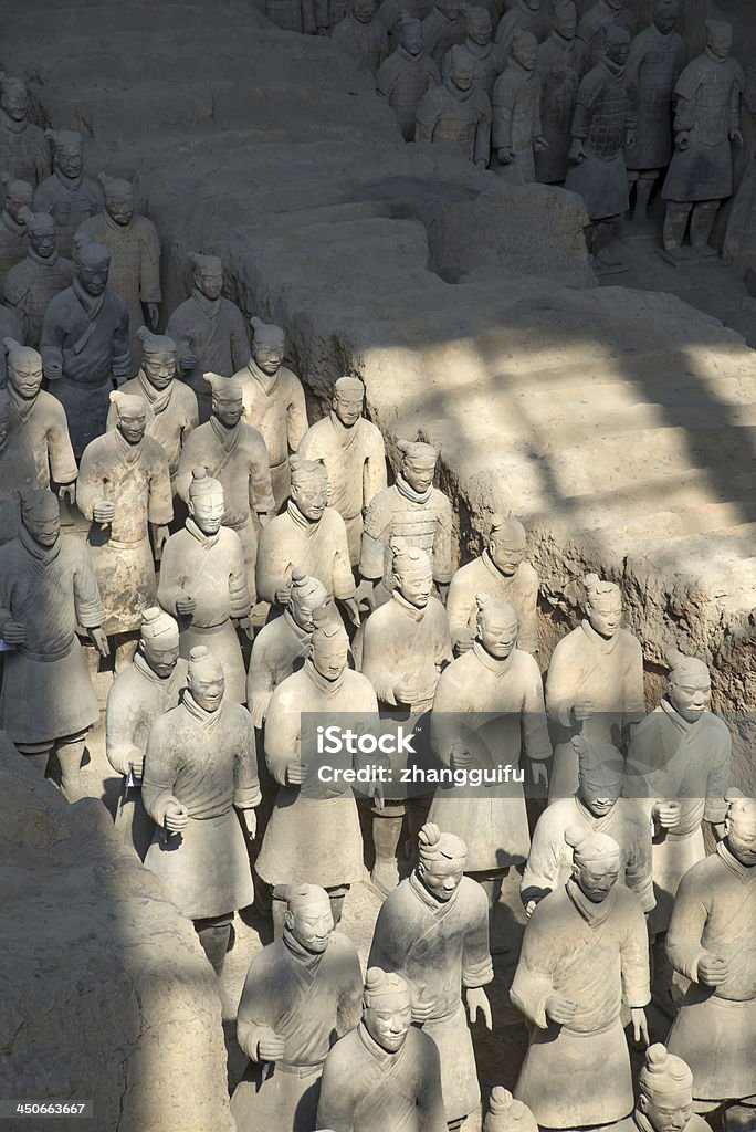 Guerreiros de Terracota em Xi'an,, China - Foto de stock de Arcaico royalty-free