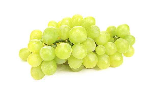 istock Close up of green ripe grapes. 450664561