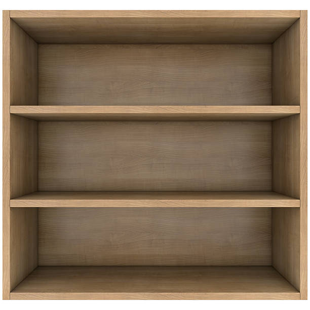 istock Wooden shelves 450667261