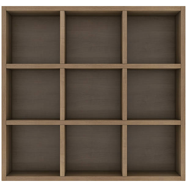 istock Wooden shelves 450667269