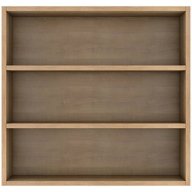 istock Wooden shelves 450667289