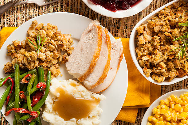 istock Homemade Turkey Thanksgiving Dinner 450668861