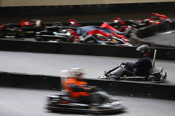 istock Go cart indoor racing 450673527