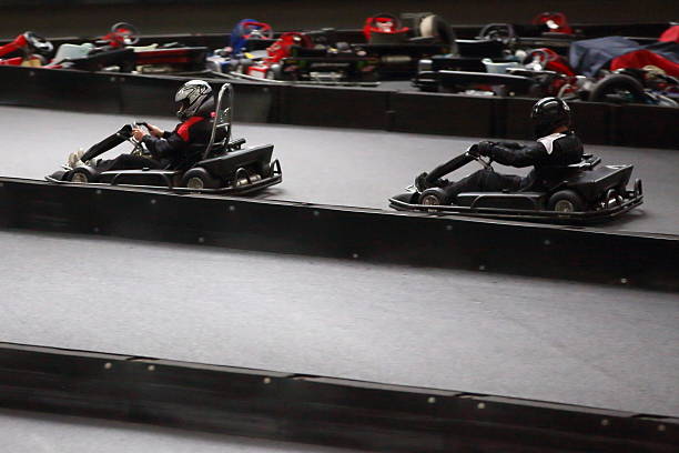 istock Go cart indoor racing 450674483