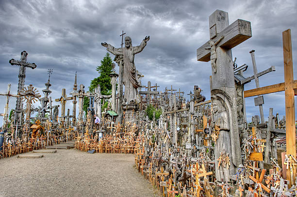 istock The Hill of Crosses in Lithuania. 450674733