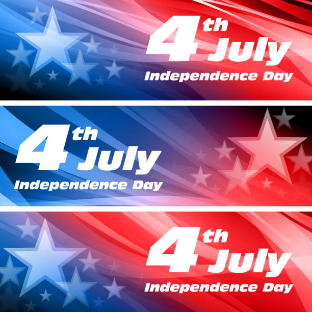 Vector independence day background vector art illustration