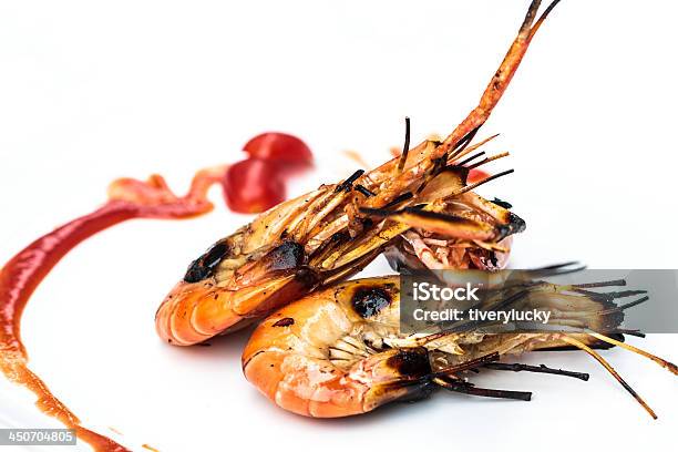 Gegrillte Shrimps Stockfoto und mehr Bilder von Bratengericht - Bratengericht, Fische und Meeresfrüchte, Fotografie