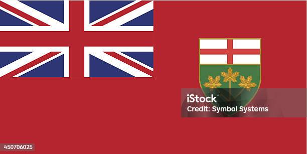 Province Of Ontario Stock Illustration - Download Image Now - Ontario - Canada, Flag, Canada