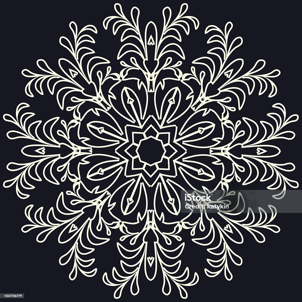 Beautiful Lace Pattern Beautiful Lace Pattern The Circular Background Stock Illustration ...